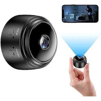 WiFi Spy Camera Hidden for Home Outdoor High HD Focus Spy Magnet Mini Live Stream Night Vision IP Wireless 1080P Audio Video Hidden Indoor Nanny Camera for Home Offices Security