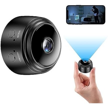 WiFi Spy Camera Hidden for Home Outdoor High HD Focus Spy Magnet Mini Live Stream Night Vision IP Wireless 1080P Audio Video Hidden Indoor Nanny Camera for Home Offices Security