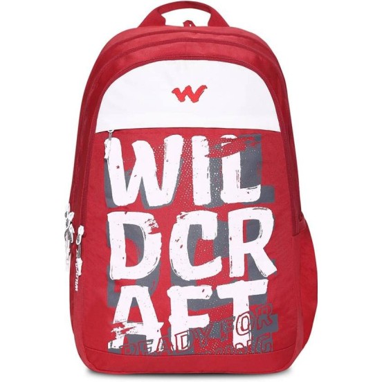 Wildcraft 35.5 L Laptop Backpack Valour (Red, White)