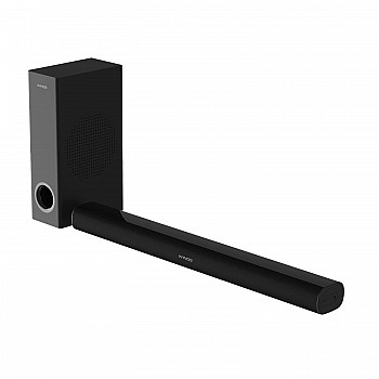 Wings Centerstage 2000, 2.1 Channel Soundbar with 100W RMS,5.0 Bluetooth, USB, Aux, HDMI Connection & Remote Control, Black,WL-CENTERSTAGE2000-BLK