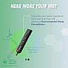 Wings Sling100, Bluetooth Wireless In Ear Earphones With Mic 5.1 Environmental Noise Cancellation, Vibration Alert 20 Hours Playtime - Black, (Wl-Sling100-Blk)