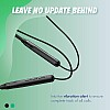 Wings Sling100, Bluetooth Wireless In Ear Earphones With Mic 5.1 Environmental Noise Cancellation, Vibration Alert 20 Hours Playtime - Black, (Wl-Sling100-Blk)