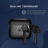 Wings Techno TWS Bluetooth 5.0 True Wireless in Ear TWS Earbuds Earphones Headphones with Mic Black