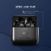 Wings Techno TWS Bluetooth 5.0 True Wireless in Ear TWS Earbuds Earphones Headphones with Mic Black