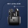 Wings Techno TWS Bluetooth 5.0 True Wireless in Ear TWS Earbuds Earphones Headphones with Mic Black