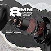 Wings X Fire Wireless Gaming in Ear Earbuds,TWS Headphones with RGB Lights case, 40ms Low Latency, Bluetooth 5.3, 40 Hours Playtime, ENC, 8mm Speaker Size (Black TWS)