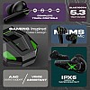 Wings X Fire Wireless Gaming in Ear Earbuds,TWS Headphones with RGB Lights case, 40ms Low Latency, Bluetooth 5.3, 40 Hours Playtime, ENC, 8mm Speaker Size (Black TWS)