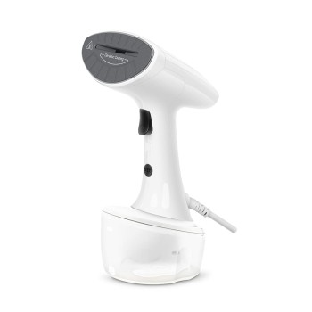 Wipro GST203 1380 Watt Handheld Garment Steamer, 2 Mode Steam Rate Control,Ceramic Soleplate,Vertical Steaming, 320ml Water Tank, Upto 20 g/min, Auto shut off, Fabric Lint Brush & Cloth Brush, White
