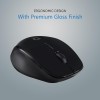 Wireless Mouse DS320-Black with USB Type A Connector, 1200DPi, Lightweight, Optical | Marketed by Dell