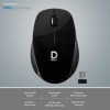 Wireless Mouse DS320-Black with USB Type A Connector, 1200DPi, Lightweight, Optical | Marketed by Dell