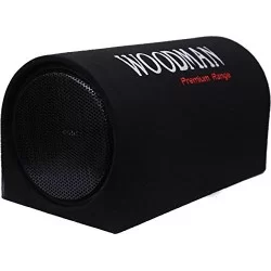 Woodman BT10 10-inch BassTube with in-Built Amplifier for Cars (Black)