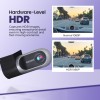 Woscher Dashcam for Cars |FHD 1080p |Super Capacitor |WiFi Connect | Accident Recording | Easy DIY Set Up |Upto 128GB SD Card Supported| Charcoal Gray| iOS/Android Mobile App (2024)| 2 Years Warranty