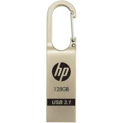 HP X760W 128 Pen Drive  (Gold, Silver)