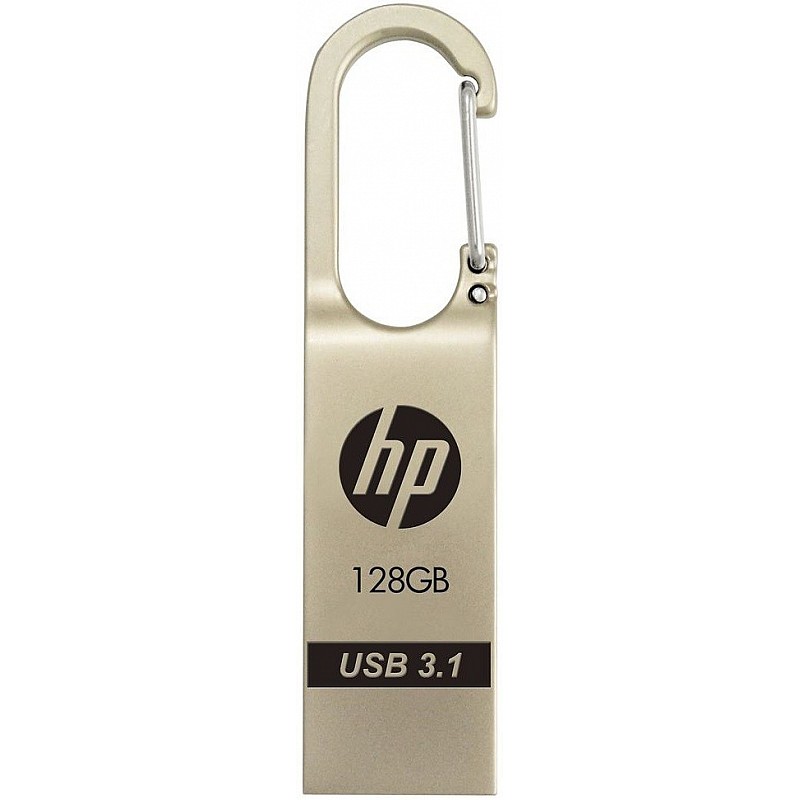 HP X760W 128 Pen Drive  (Gold, Silver)