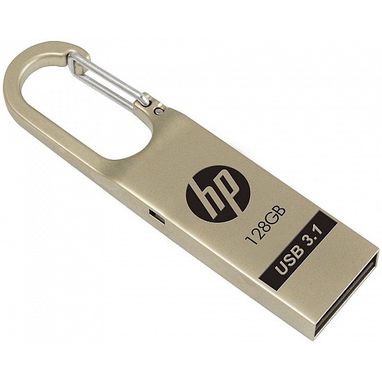 HP X760W 128 Pen Drive  (Gold, Silver)