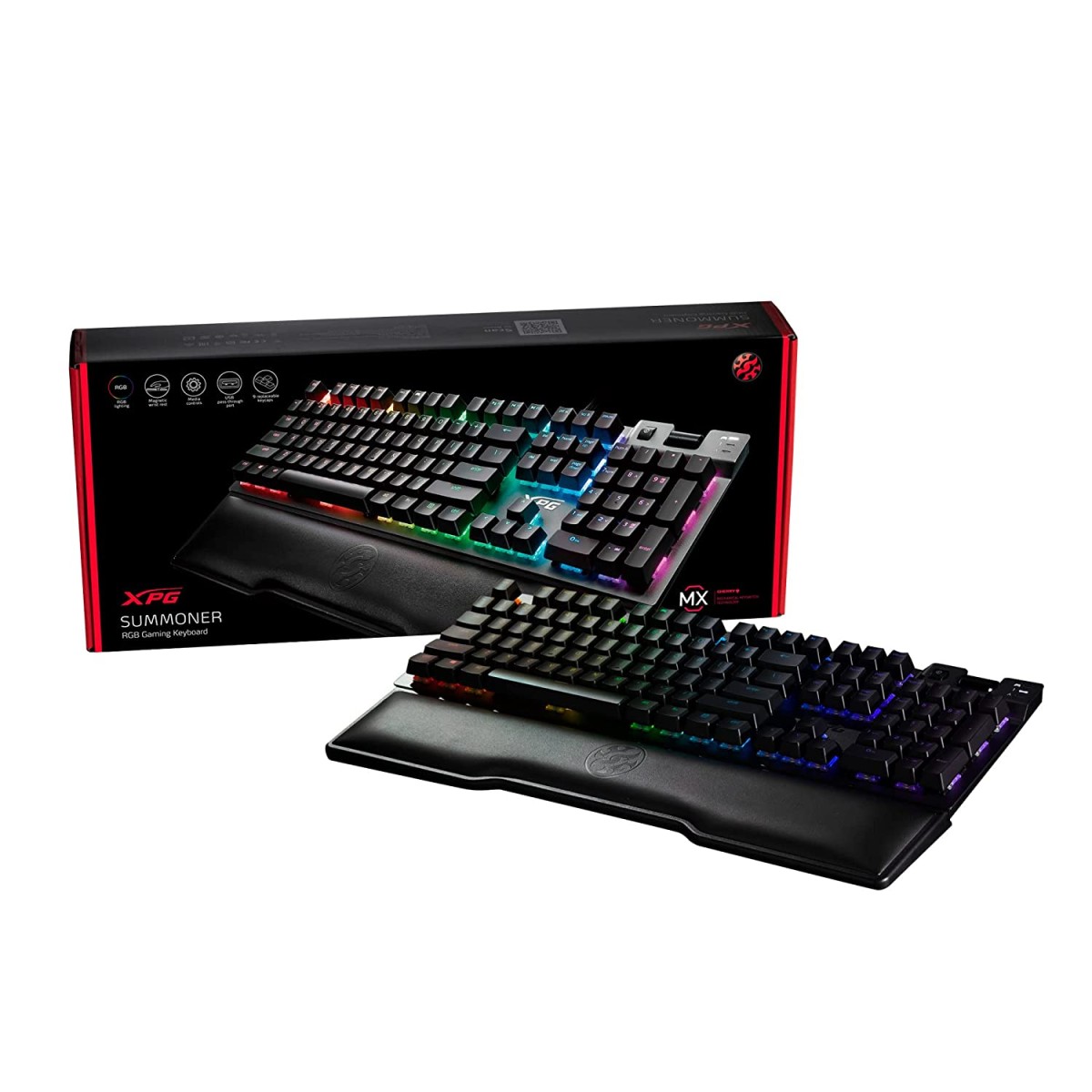 XPG Summoner RGB Mechanical Gaming Multimedia USB Keyboard - Cherry MX Blue Switches