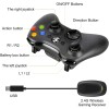 Xbox 360 Wireless Controller Gamepad Joystick with USB Receiver for Xbox 360 and PC 3000