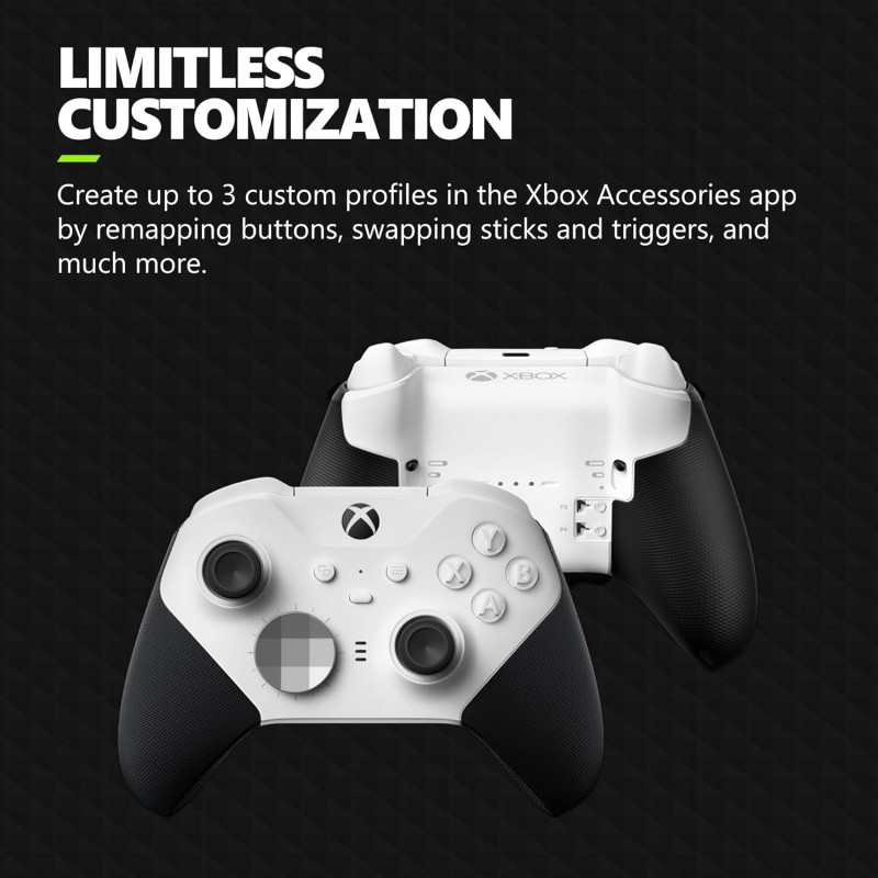 Xbox Elite Series 2 Core Wireless Gaming Controller – Black – Xbox Series X|S, Xbox One, Windows PC, Android, and iOS Xbox Elite Series 2 Core Wireless Gaming Controller – Black – Xbox Series X|S, Xbox One, Windows PC, Android, and iOS