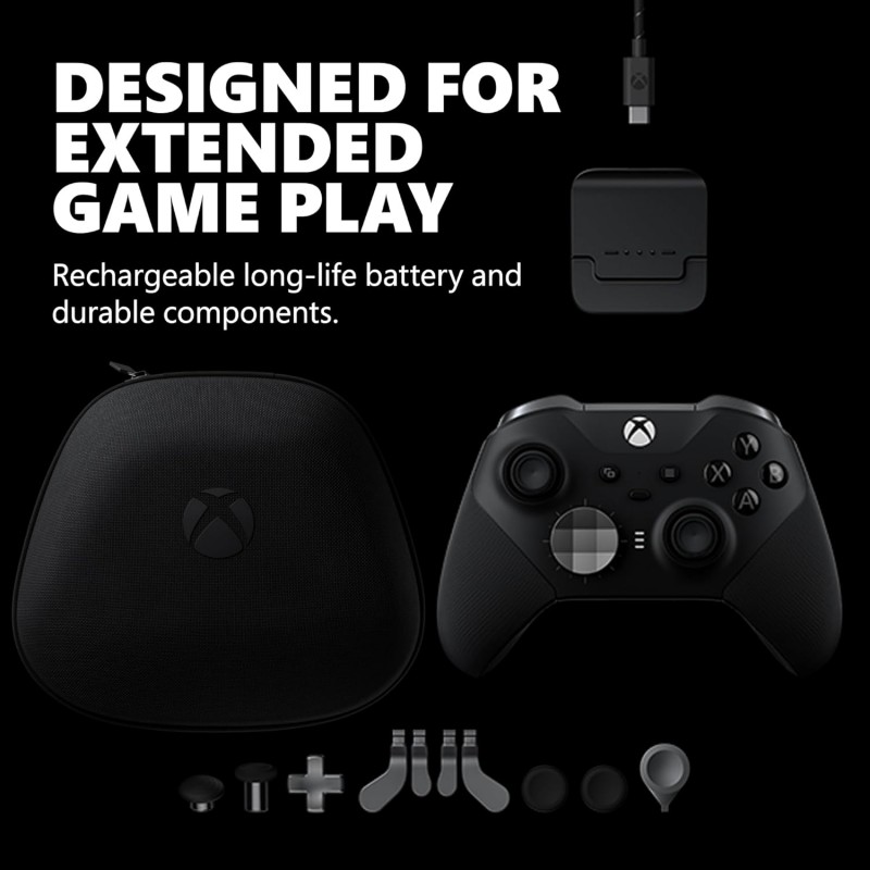 Xbox Elite Series 2 Core Wireless Gaming Controller – Black – Xbox Series X|S, Xbox One, Windows PC, Android, and iOS Xbox Elite Series 2 Core Wireless Gaming Controller – Black – Xbox Series X|S, Xbox One, Windows PC, Android, and iOS