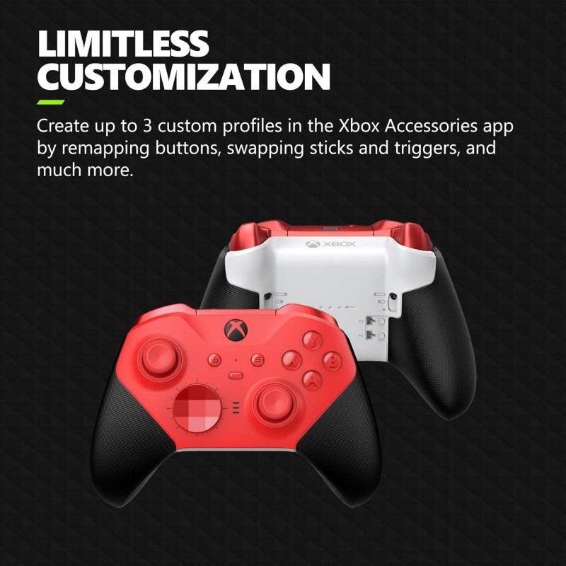 Xbox Elite Series 2 Core Wireless Gaming Controller – Black – Xbox Series X|S, Xbox One, Windows PC, Android, and iOS Xbox Elite Series 2 Core Wireless Gaming Controller – Black – Xbox Series X|S, Xbox One, Windows PC, Android, and iOS