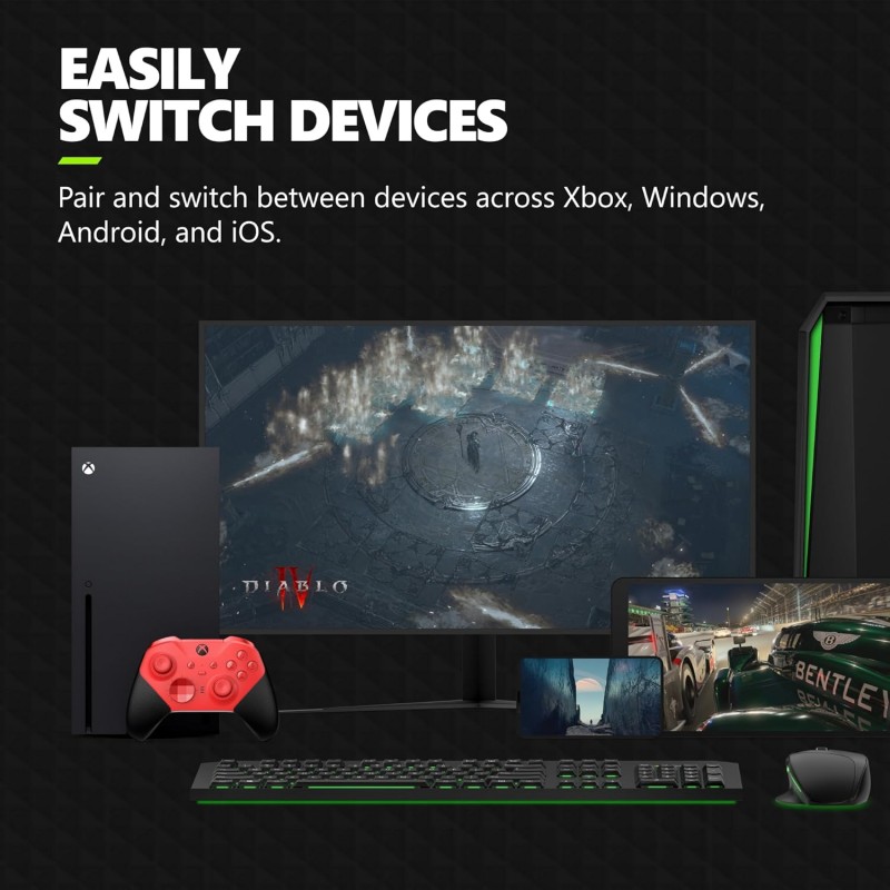 Xbox Elite Series 2 Core Wireless Gaming Controller – Black – Xbox Series X|S, Xbox One, Windows PC, Android, and iOS Xbox Elite Series 2 Core Wireless Gaming Controller – Black – Xbox Series X|S, Xbox One, Windows PC, Android, and iOS