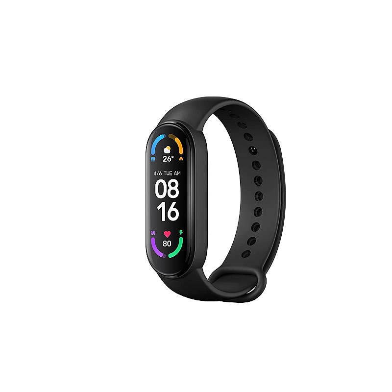 Xiaomi Mi Smart Band 6, Larger AMOLED Screen Black