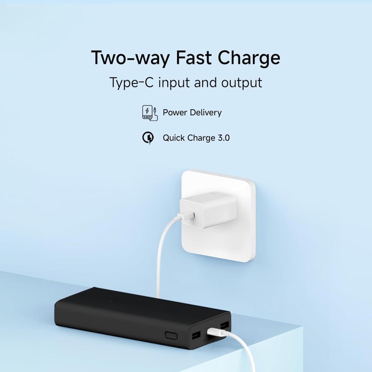 Xiaomi Power Bank 4i 20000mAh 33W Super Fast Charging PD |Smart 12 Layer Protection|Type C Input & Output Black