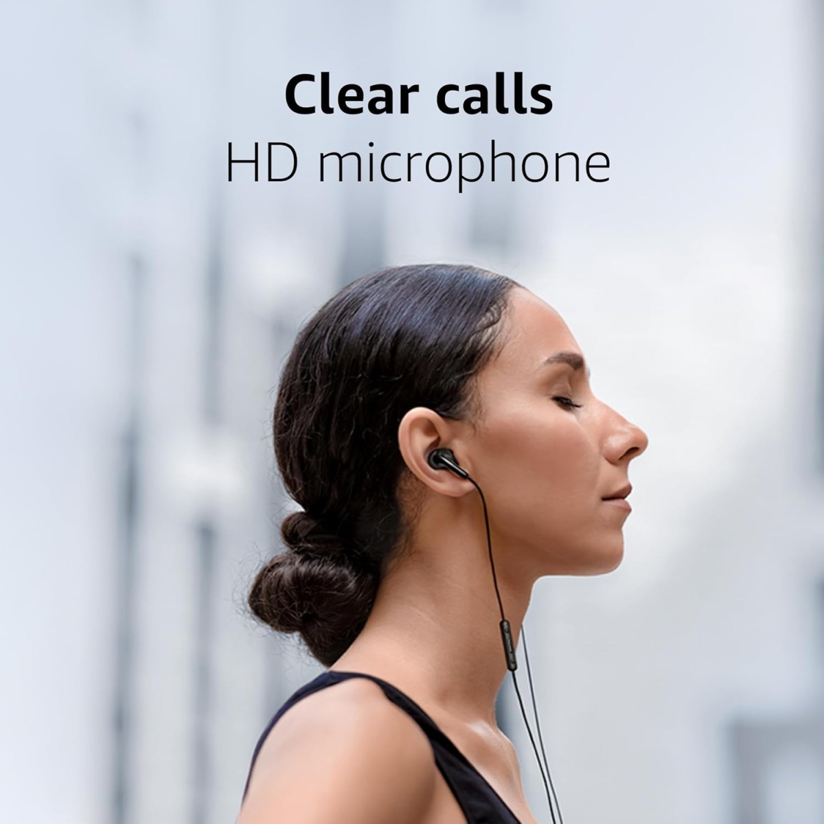 Xiaomi Type-C in-Ear Earphones with 12.4mm Drivers, HD Microphone, and IP54 Dust & Water Resistance (Black)