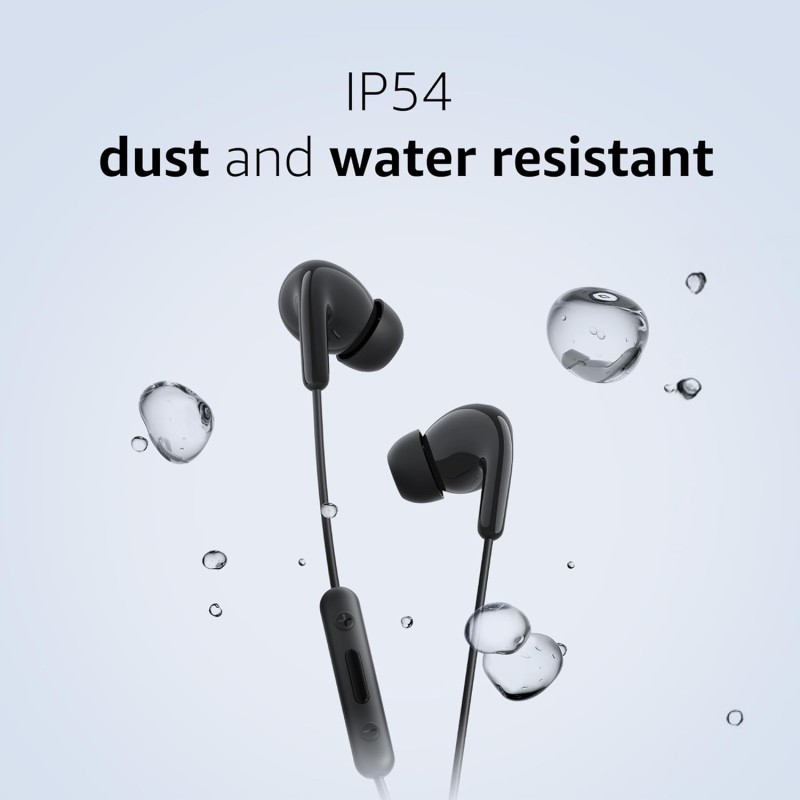 Xiaomi Type-C in-Ear Earphones with 12.4mm Drivers, HD Microphone, and IP54 Dust & Water Resistance (Black) Xiaomi Type-C in-Ear Earphones with 12.4mm Drivers, HD Microphone, and IP54 Dust & Water Resistance (Black)