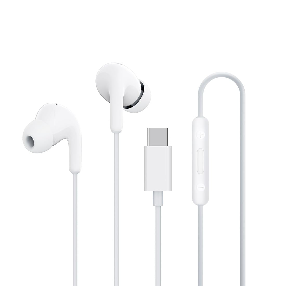 Xiaomi Type-C in-Ear Earphones with 12.4mm Drivers, HD Microphone, and IP54 Dust & Water Resistance (Black)