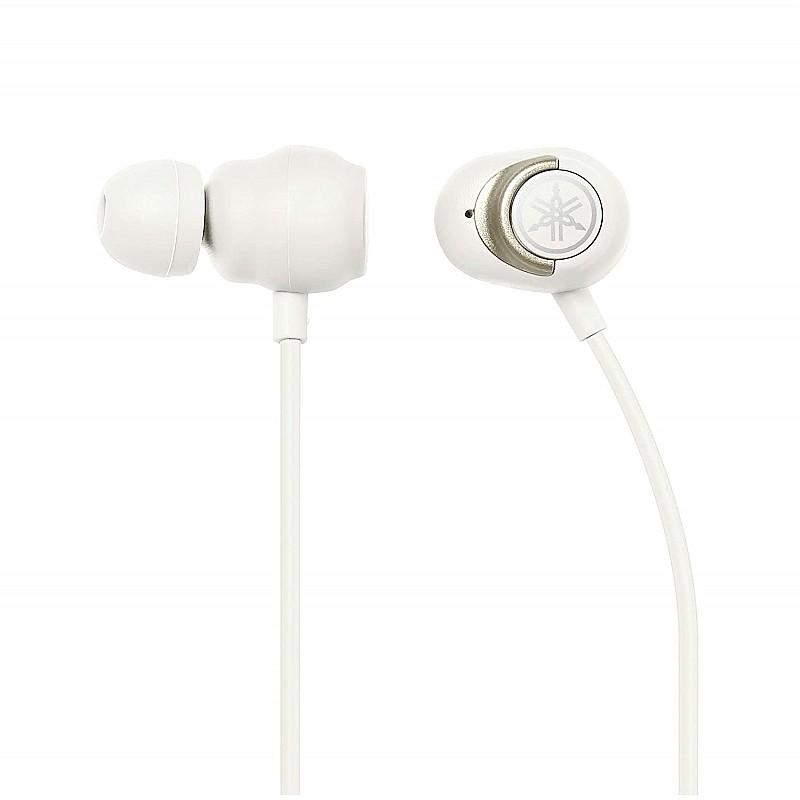 YAMAHA EP-E50A Wireless Bluetooth in Ear Neckband Headphone with mic   (White)