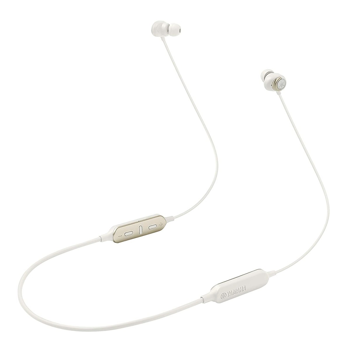 YAMAHA EP-E50A Wireless Bluetooth in Ear Neckband Headphone with mic (White)