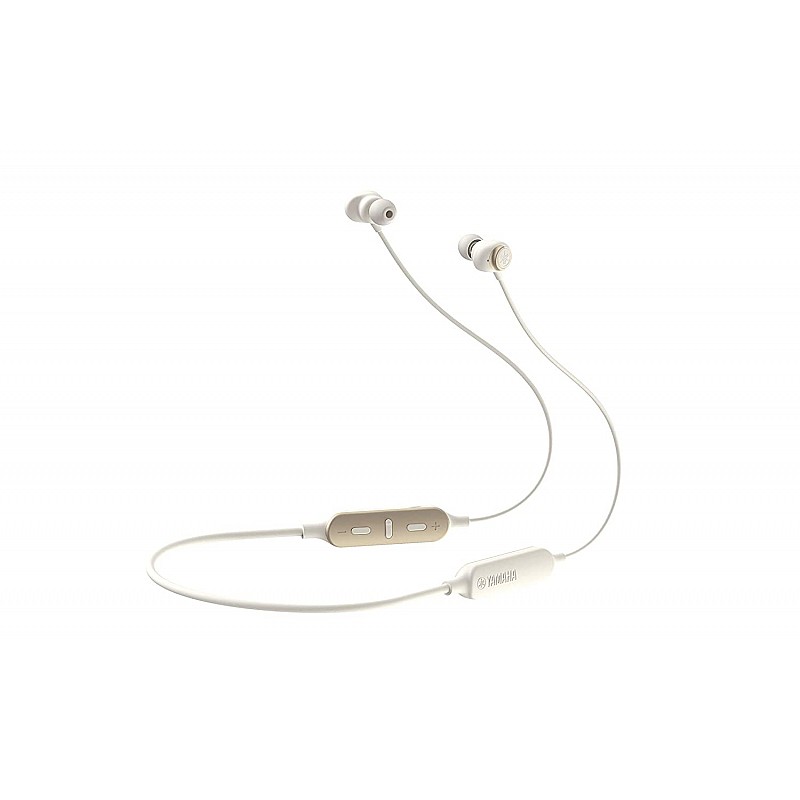 YAMAHA EP-E50A Wireless Bluetooth in Ear Neckband Headphone with mic   (White)