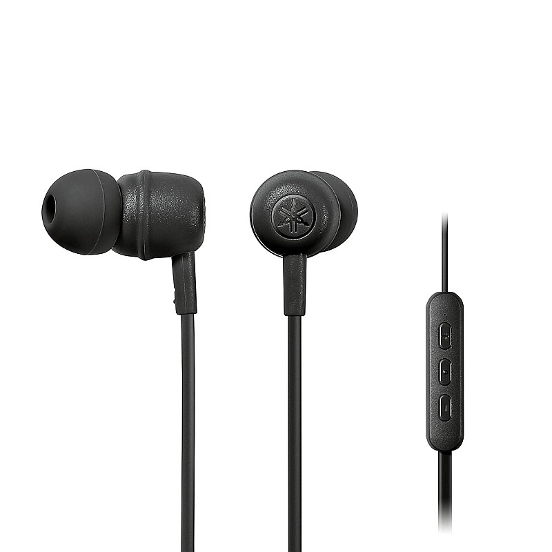 Yamaha EP-E30A Wireless Bluetooth in Ear Neckband Headphone with Mic for Phone Call, Listening Care (Black) (EP-E30A(B))