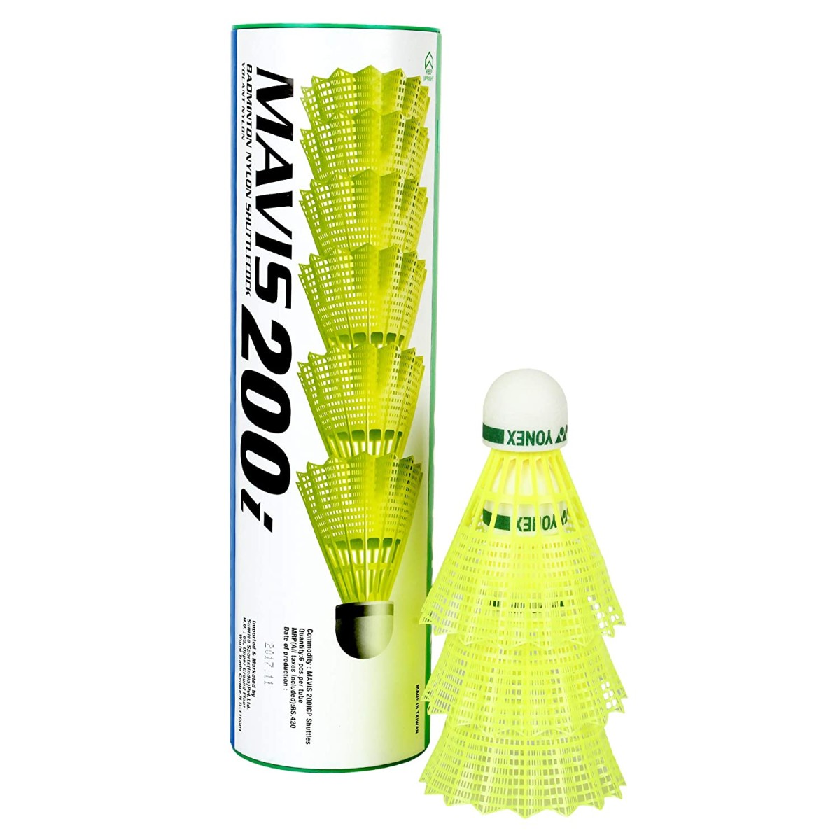 Mavis 350 Nylon Shuttlecock (Pack of 6)