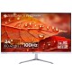 ZEBRONICS A24FHD LED Monitor, 24 inch (60.96cm), 250 nits, 100Hz, Slim Design, FHD, 1080p, Wall Mountable, HDMI, VGA, Ultra Slim Bezel, Metal stand, Built-in Speakers