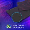ZEBRONICS Firestorm Gaming Mouse pad for All Mouse sensors with Micro-Textured Fabric Surface, Anti Slip Rubber Base, 800x300mm Size, 4mm