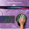 ZEBRONICS MSP-X5 Mouse Pad, for Speed and Precision Operation, Ultra-Smooth Fabric Surface + Memory Foam Wrist Rest, Optimised for All Mouse