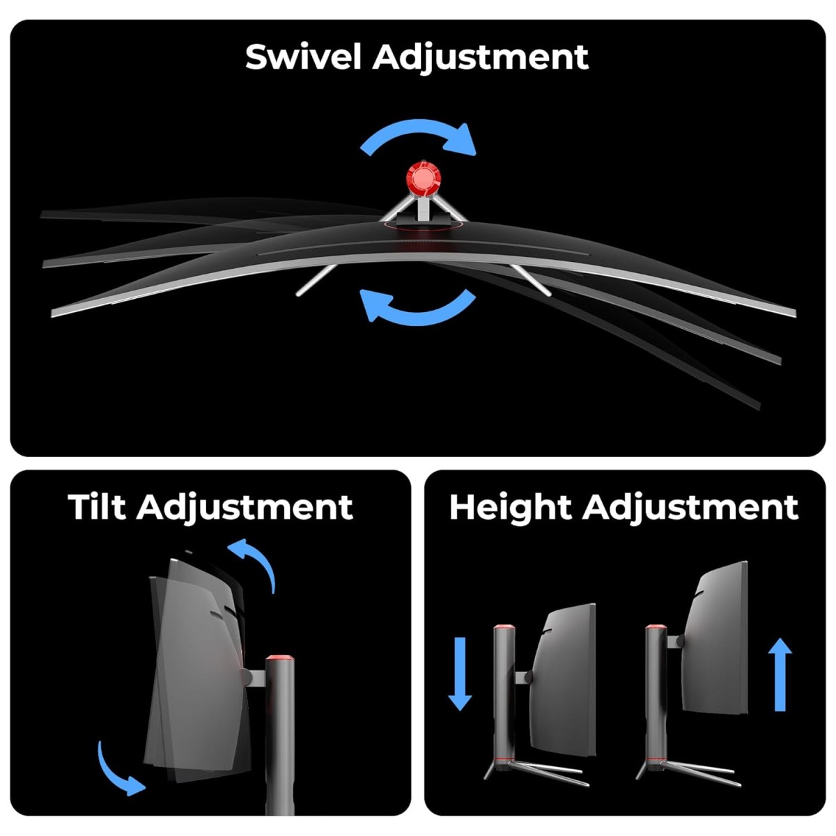 ZEBRONICS N24A 24"(60.4 cm) Gaming Monitor, FHD 1920x1080, IPS-Antiglare Display, 280Nits, 180Hz, 1ms MPRT, HDR10, 99% sRGB, Adaptive Sync, 1 x DP | 1 x HDMI | 1 x 3.5mm