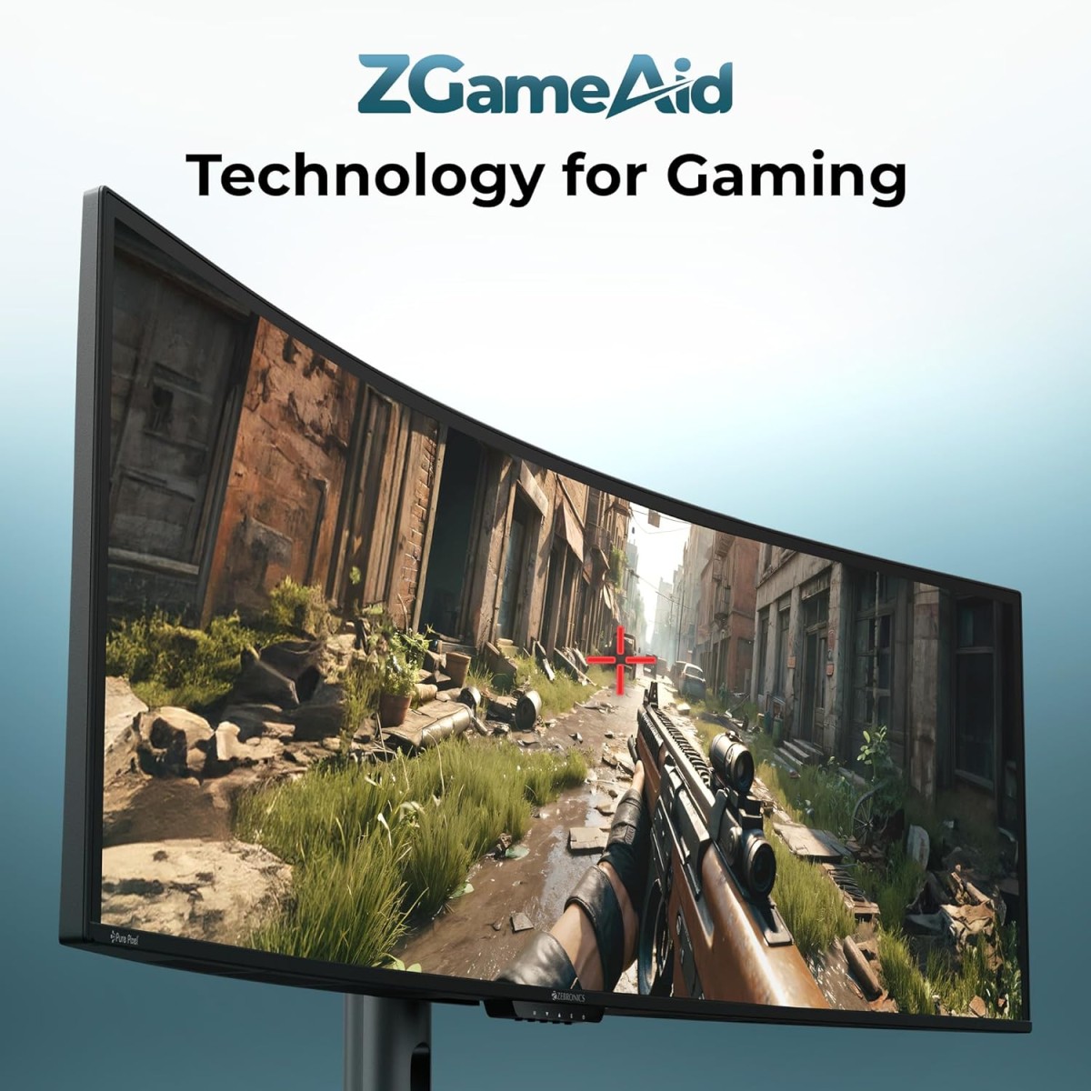ZEBRONICS N24A 24"(60.4 cm) Gaming Monitor, FHD 1920x1080, IPS-Antiglare Display, 280Nits, 180Hz, 1ms MPRT, HDR10, 99% sRGB, Adaptive Sync, 1 x DP | 1 x HDMI | 1 x 3.5mm