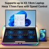 ZEBRONICS NC6500D Laptop Cooling Pad with Support up to 17 inch (43.18 cm) Laptops, Hexa Fans, Speed Control, RGB LED, Detachable Mobile Holder, 5 Step Retractable Stand, Built in USB Ports (Silver) ZEBRONICS NC6500D Laptop Cooling Pad with Support up to 17 inch (43.18 cm) Laptops, Hexa Fans, Speed Control, RGB LED, Detachable Mobile Holder, 5 Step Retractable Stand, Built in USB Ports (Silver)