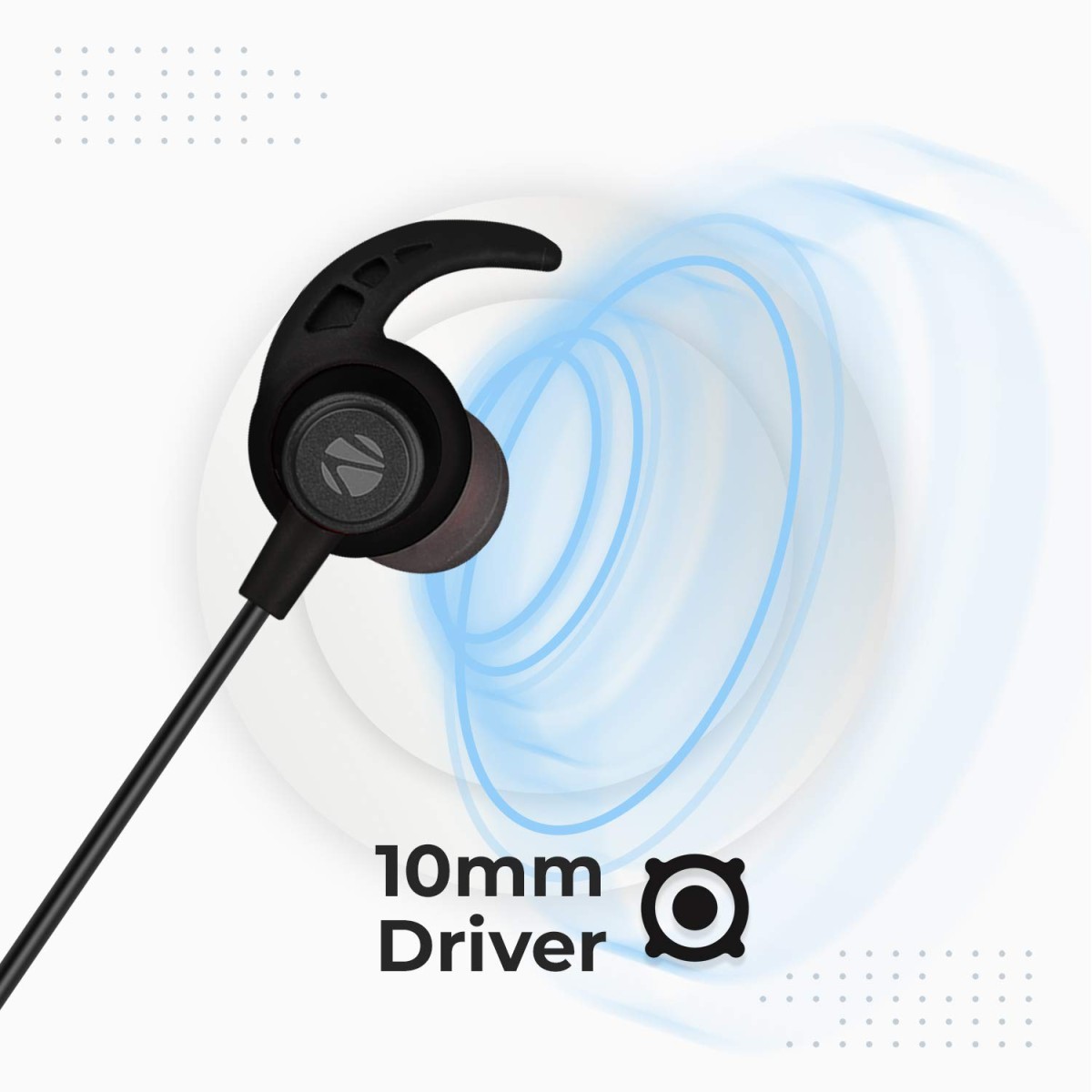 ZEBRONICS Zeb-Buds C in Ear Type C Wired Earphones with Mic Red