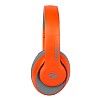 ZEBRONICS Zeb-DUKE1 Wireless  5.0  Headphone with   34Hrs* Battery Backup, Dual Pairing, Media & Volume Control h mic (Orange with Grey)