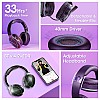 ZEBRONICS Zeb-Envy Bluetooth Wireless Over Ear Headphones with Mic with 33 hrs Playback time, Breathing RGB Lights and (Black)