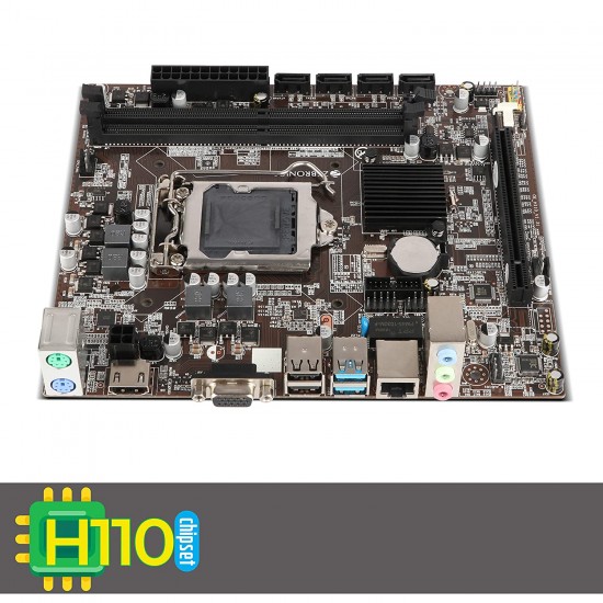 Zebronics Zeb H110-D4 LGA 1151 Socket Motherboard