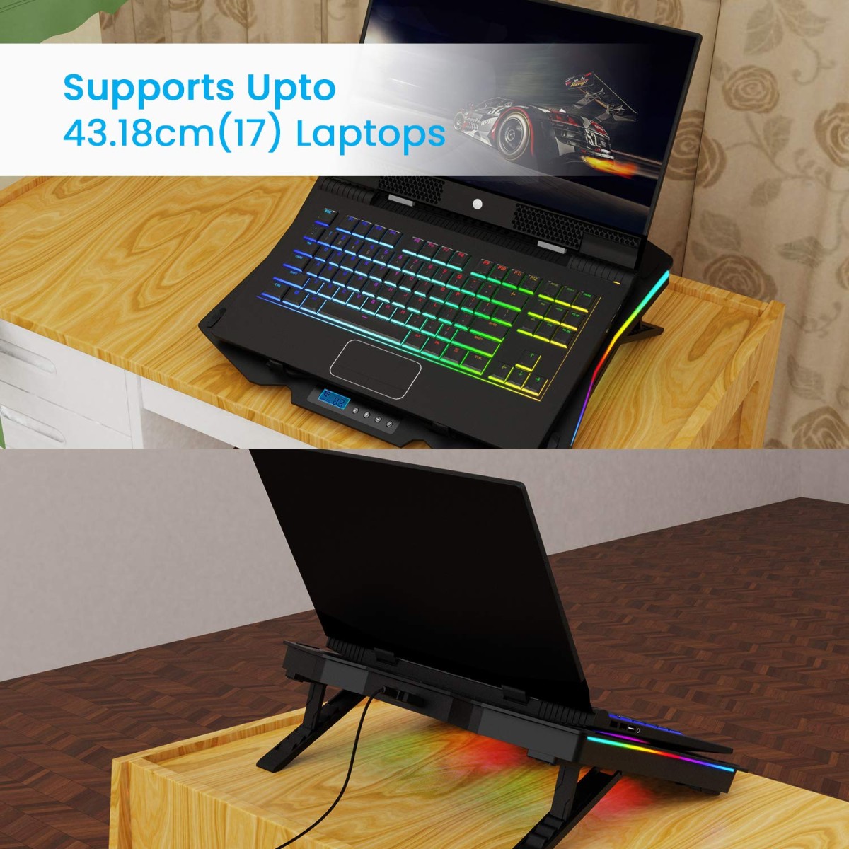 ZEBRONICS Zeb- NC9000 Laptop Cooling pad