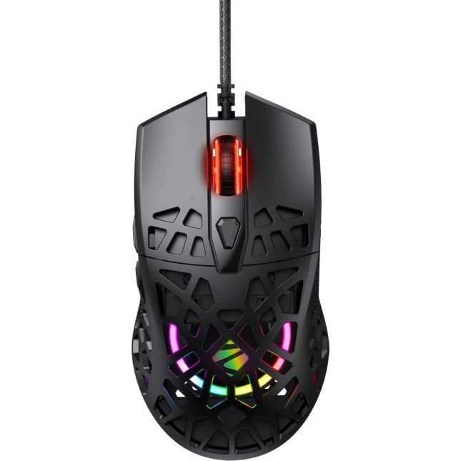 ZEBRONICS Zeb-PHOBOS PRO 6-Button High Performance Wired Gaming with 10000 DPI Sensor