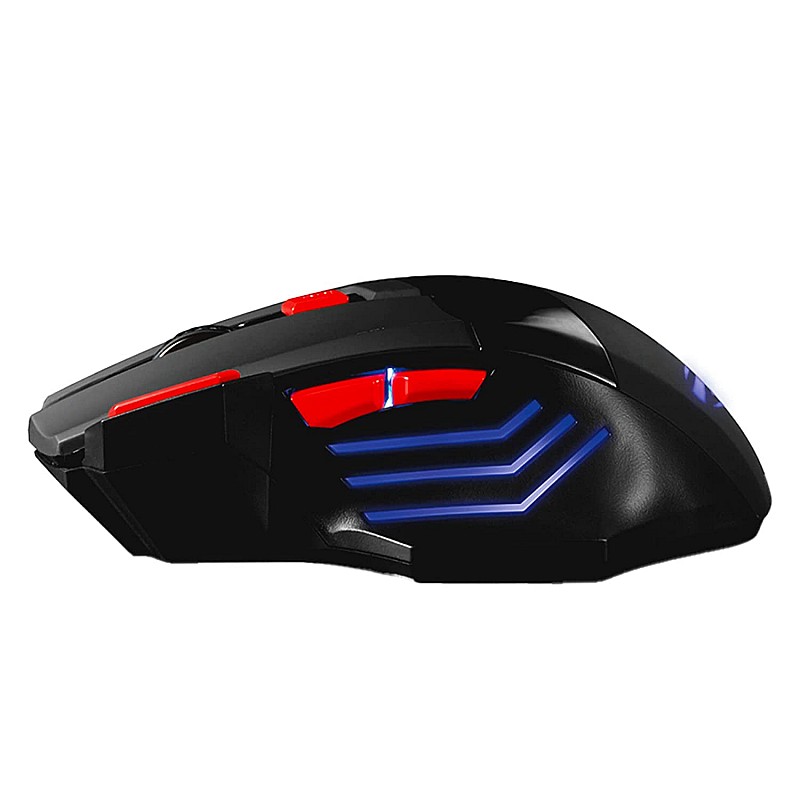 ZEBRONICS Zeb-Reaper 2.4GHz Wireless Gaming Mouse with USB Nano Receiver Black