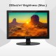 ZEBRONICS Zeb-V19Hd 18.5 Inch (46.99 Cm) Led Monitor with Supporting Hdmi, Vga Input, Hd 1366 X 768 Pixels, 16.7M Colors, Glossy Panel, Slim Design & Wall Mountable, Black