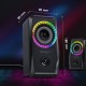 ZEBRONICS Zeb-Warrior 4, 2.0 Speaker for PC, Laptops, Desktop with 5 RGB Light Modes, USB Powered, AUX Input, Volume Control Pod